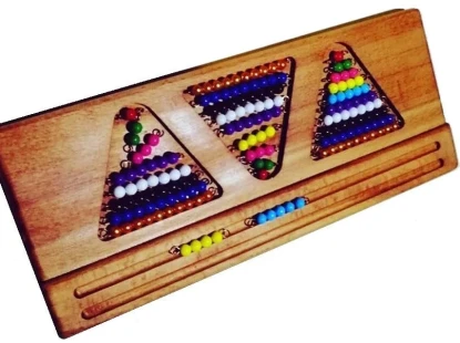 Montessori Matematik Materyalleri: Kırmızı-Mavi Çubuktan Bölme Tablosuna Sıralı Rehber