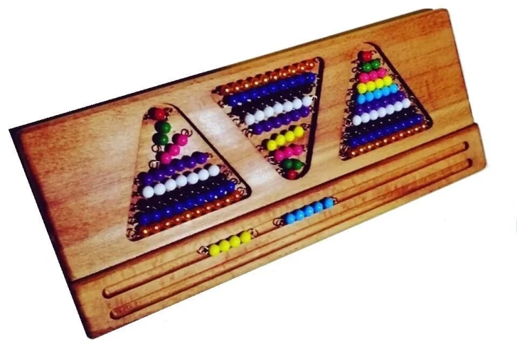 Montessori Matematik Materyalleri: Kırmızı-Mavi Çubuktan Bölme Tablosuna Sıralı Rehber