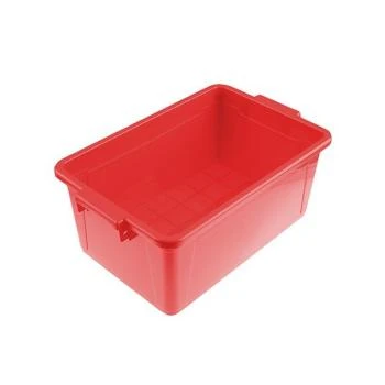 Kutu Kapaksız Kırmızı 23x37x14,5 - 8,5 lt.