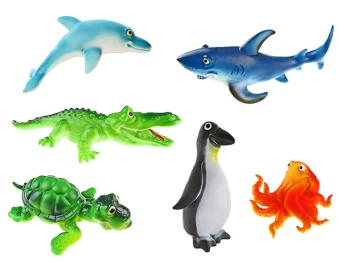 Yumuşak Okyanus Hayvanları 22 cm 6'lı Set