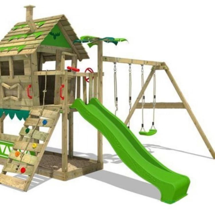 Ahşap Çocuk Oyun Parkı-43