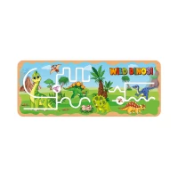 Dinazor Desenli Duvar Kanal Çalışması