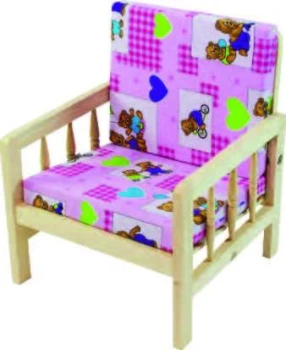 Minderli Ahşap Tekli Koltuk 50x50x60 cm