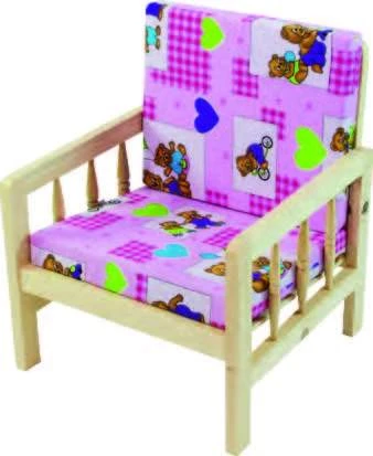 Minderli Ahşap Tekli Koltuk 50x50x60 cm