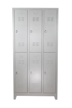 Metal Soyunma Dolabı 6 Kapaklı 97x36x200 cm