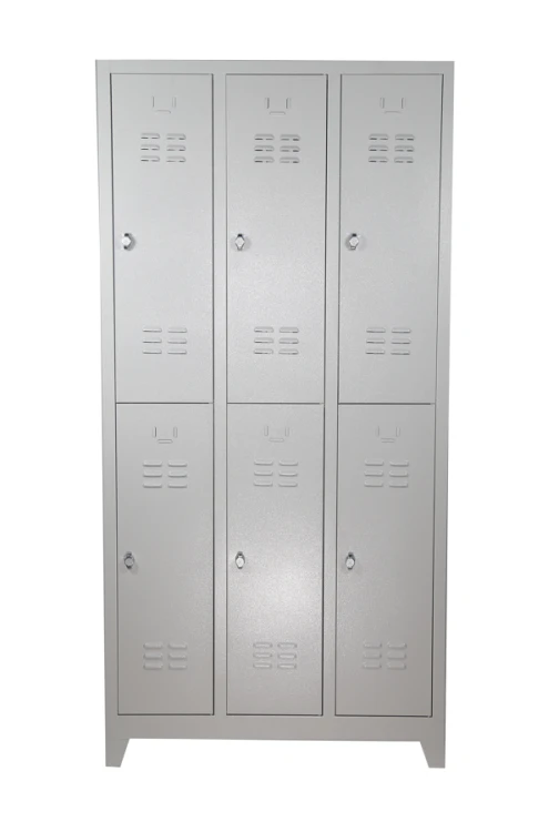 Metal Soyunma Dolabı 6 Kapaklı 97x36x200 cm