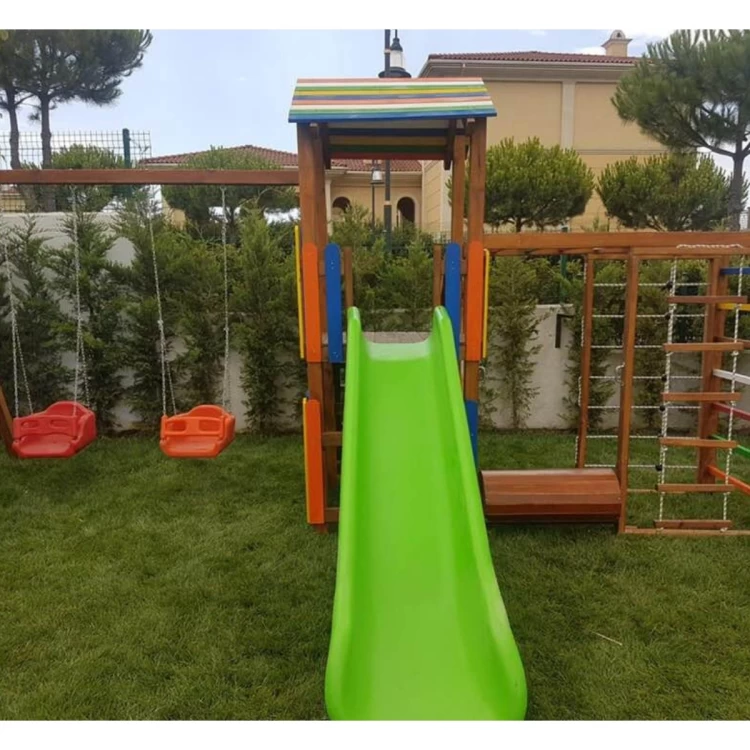 Ahşap Çocuk Oyun Parkı-19