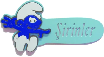 Şirinler Sınıf İsimliği 15x40 cm