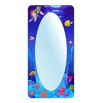 Anaokulu Deniz Desenli Boy Aynası