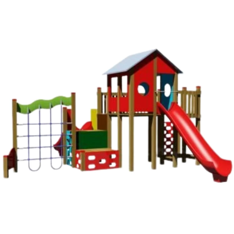 Ahşap Çocuk Oyun Parkı-3