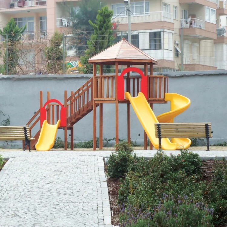 Ahşap Çocuk Oyun Parkı-50