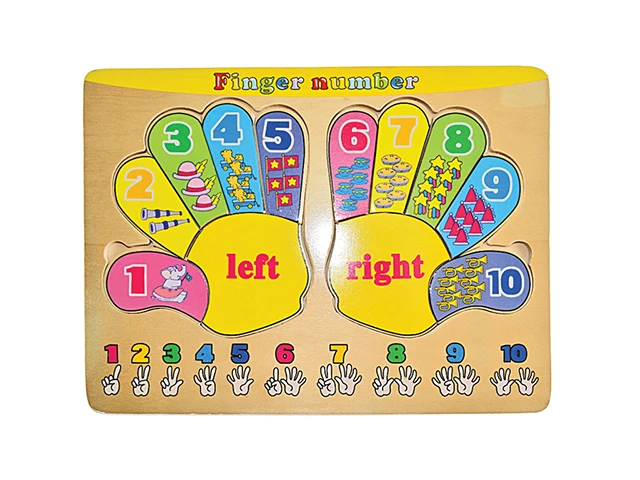 Eller ve Parmaklar Sayı Puzzle