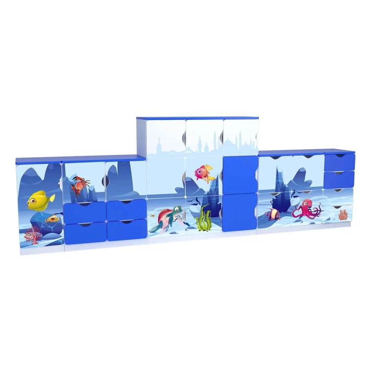 Deniz Temalı Dolap Seti