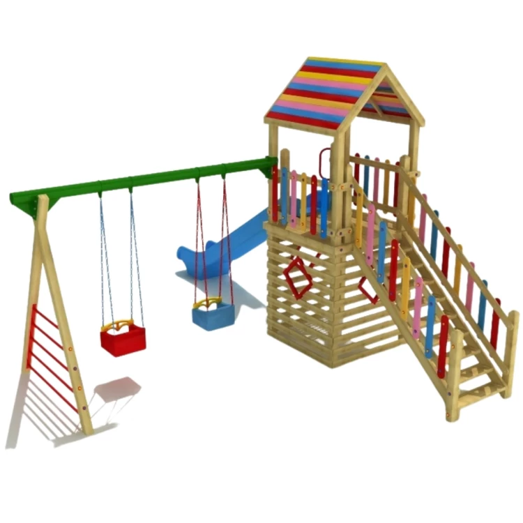 Ahşap Çocuk Oyun Parkı-58