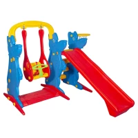 Anaokulu Kaydıraklı Salıncak Set A Mavi