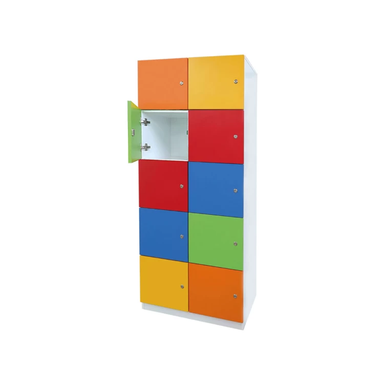 Anaokulu 10 Kapaklı Öğretmen Dolabı