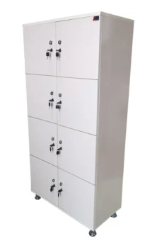 8 Kapaklı Kilitli Personel Dolabı 80x40x160 cm