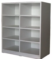 8 Gözlü Açık Raflı Dolap 75x35x85 cm
