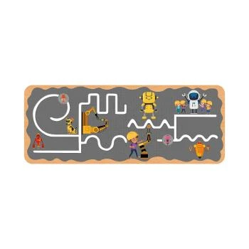 Robotik Desenli Duvar Kanal Çalışması