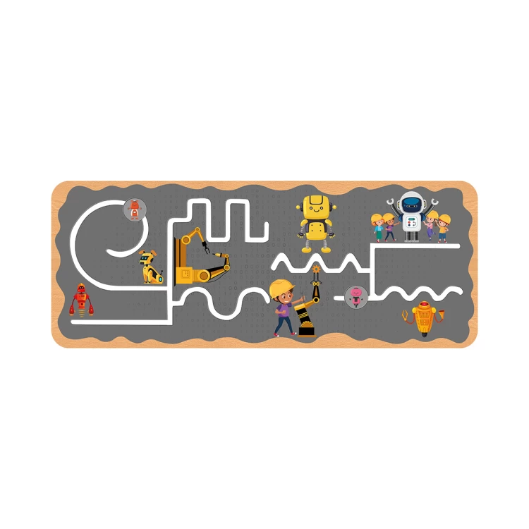 Robotik Desenli Duvar Kanal Çalışması