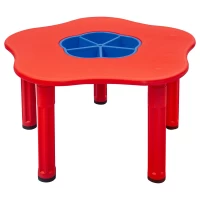 Anaokulu Plastik Kırmızı Kum Masası