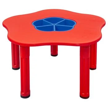 Anaokulu Plastik Kırmızı Kum Masası