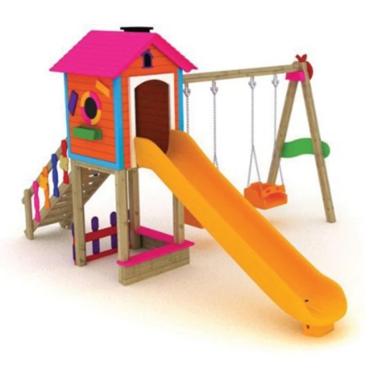 Ahşap Çocuk Oyun Parkı-35