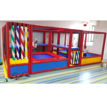 Trambolinli Fileli Soft Play Oyun Alanı 550X300XH200