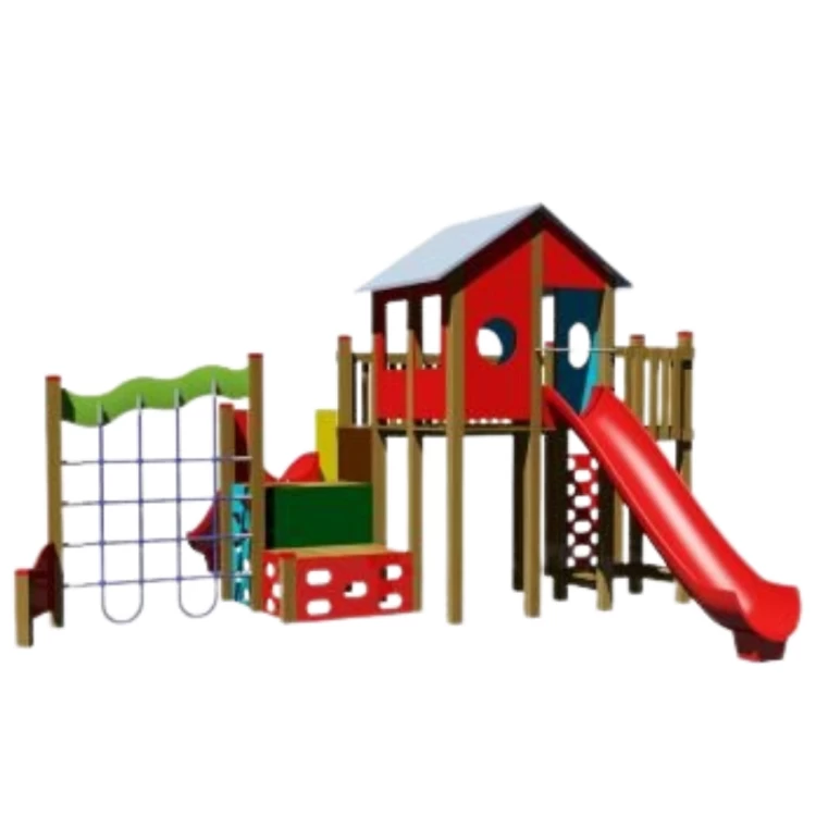 Ahşap Çocuk Oyun Parkı-10