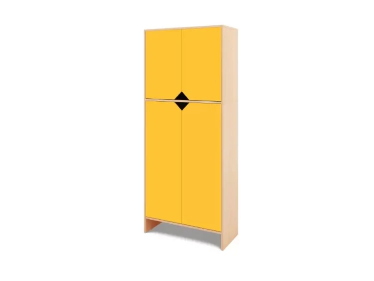 Dört Kapaklı Uzun Dolap 80x40x180 cm