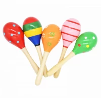 Ahşap Marakas (Tekli) Müzik Aleti