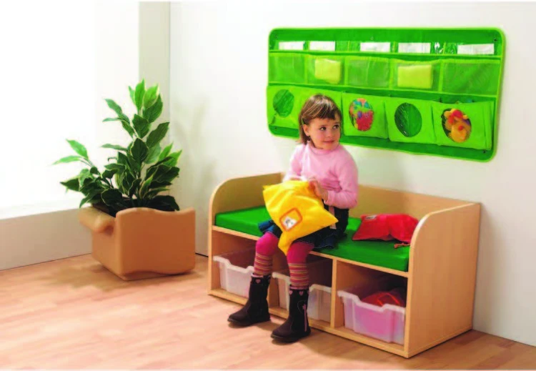 Minderli Bank Kutu Gözlü 90x40x35 cm