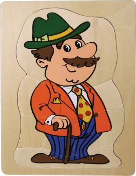 Katlı Dede Puzzle 4 Katman