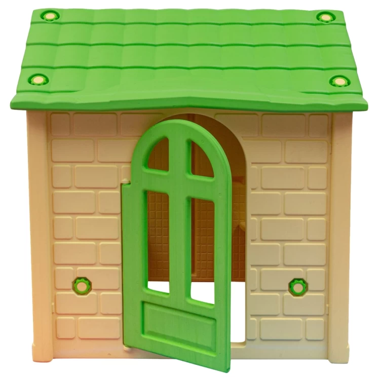 Anaokulu Plastik Tek Kapılı Ev Krem