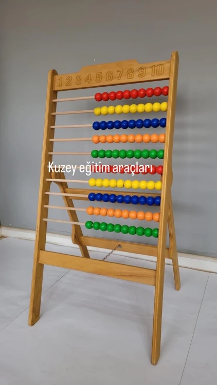 Büyük Ayaklı Abaküs 50x100 cm Kayın
