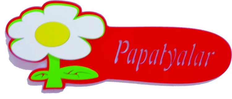 Papatyalar Sınıf İsimliği 15x40 cm