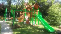 Yeşil Kaydıraklı Oyun Parkı 8x5 m