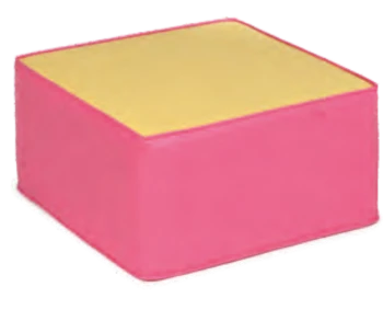 Suni Deri Kare Puf 50x50x25 cm