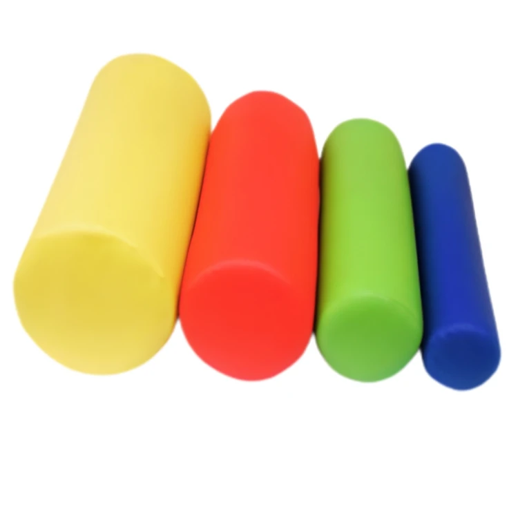 Sarı 30x60 cm Sünger Silindir Oyun Bloğu