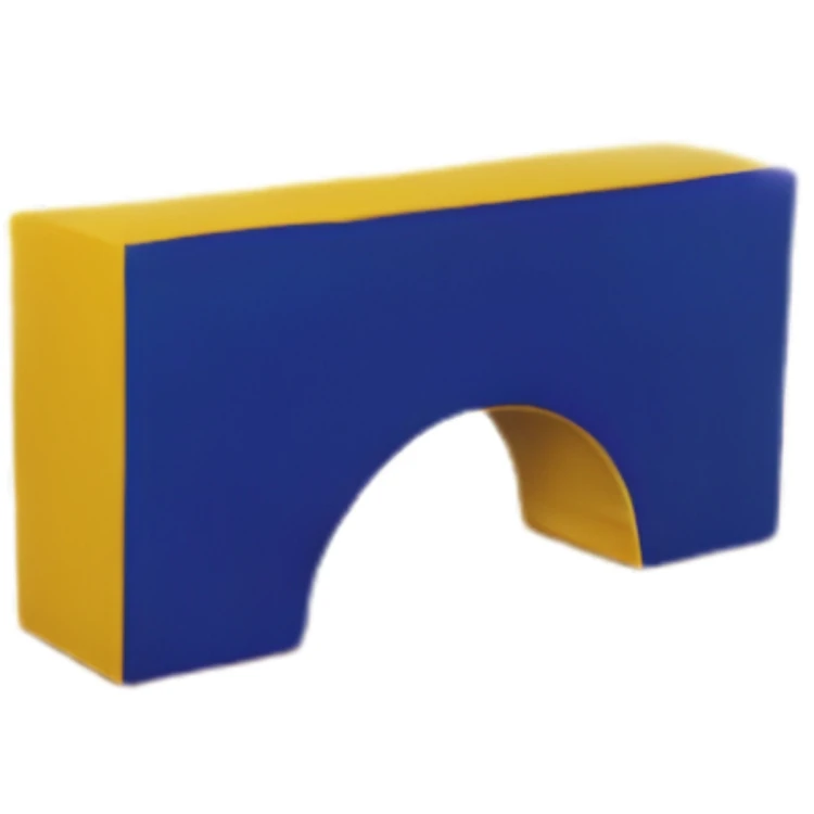 Kemer Geçişli Mavi Sarı Sünger Köprü Blok 60X120XH30