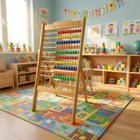 50x100 Ahşap Anaokulu Abaküsü