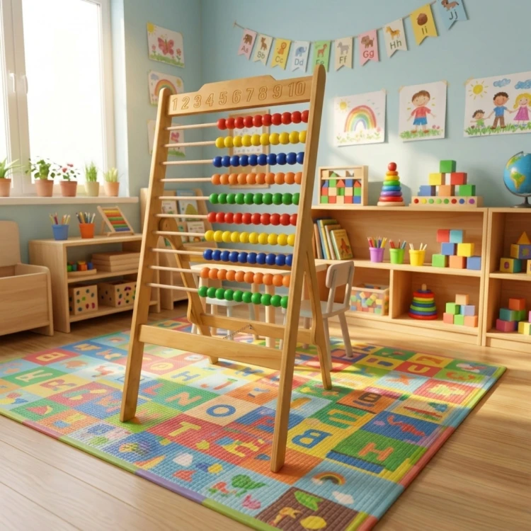 50x100 Ahşap Anaokulu Abaküsü