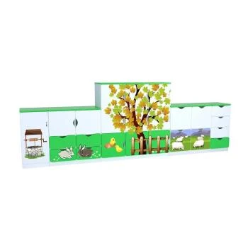 Çiftlik Temalı Dolap Seti