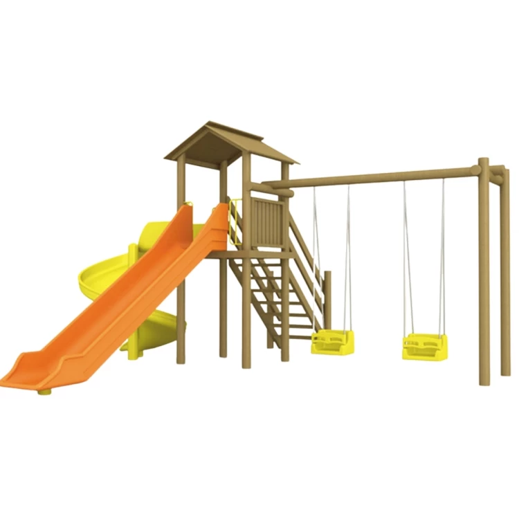 Ahşap Çocuk Oyun Parkı-56