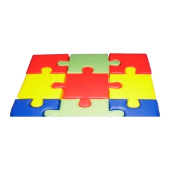 9 Parça Puzzle Sünger Oyun Minderi 120X120XH10