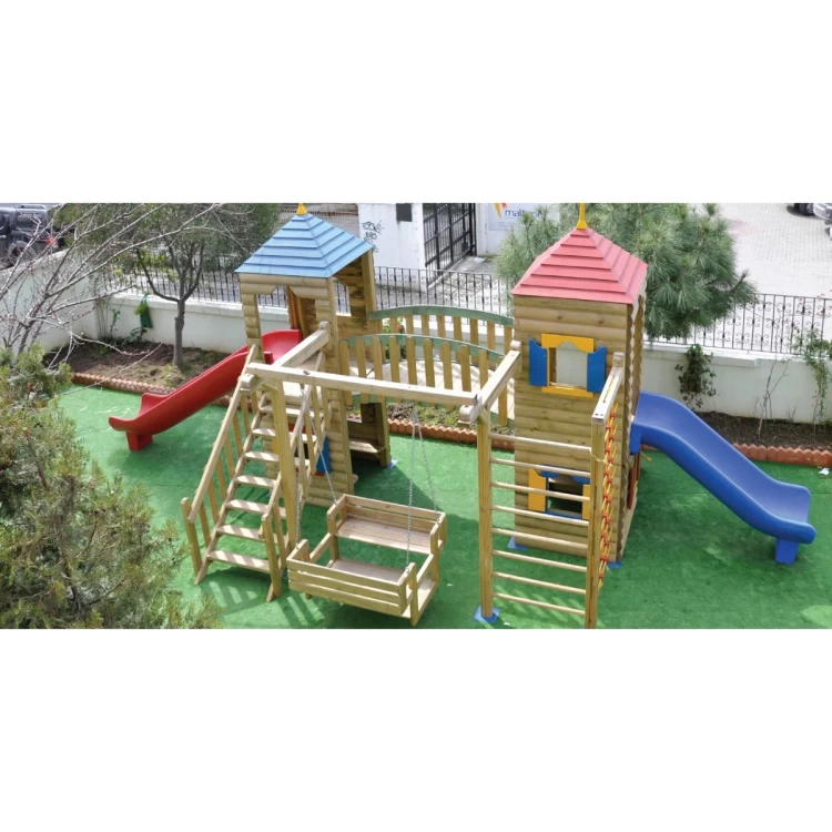 Ahşap Çocuk Oyun Parkı-23