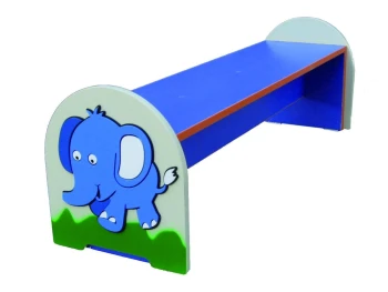 Fil Figürlü Bank 120x35x30 cm