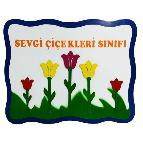 Figürlü Ahşap Sınıf İsimliği