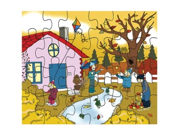 Mevsimler Puzzle Sonbahar 48 Parça