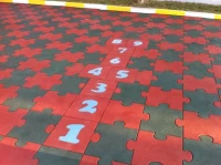 Puzzle Kauçuk Zemin Kaplama